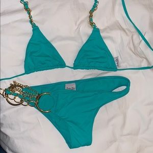 Lady Lux turquoise bikini